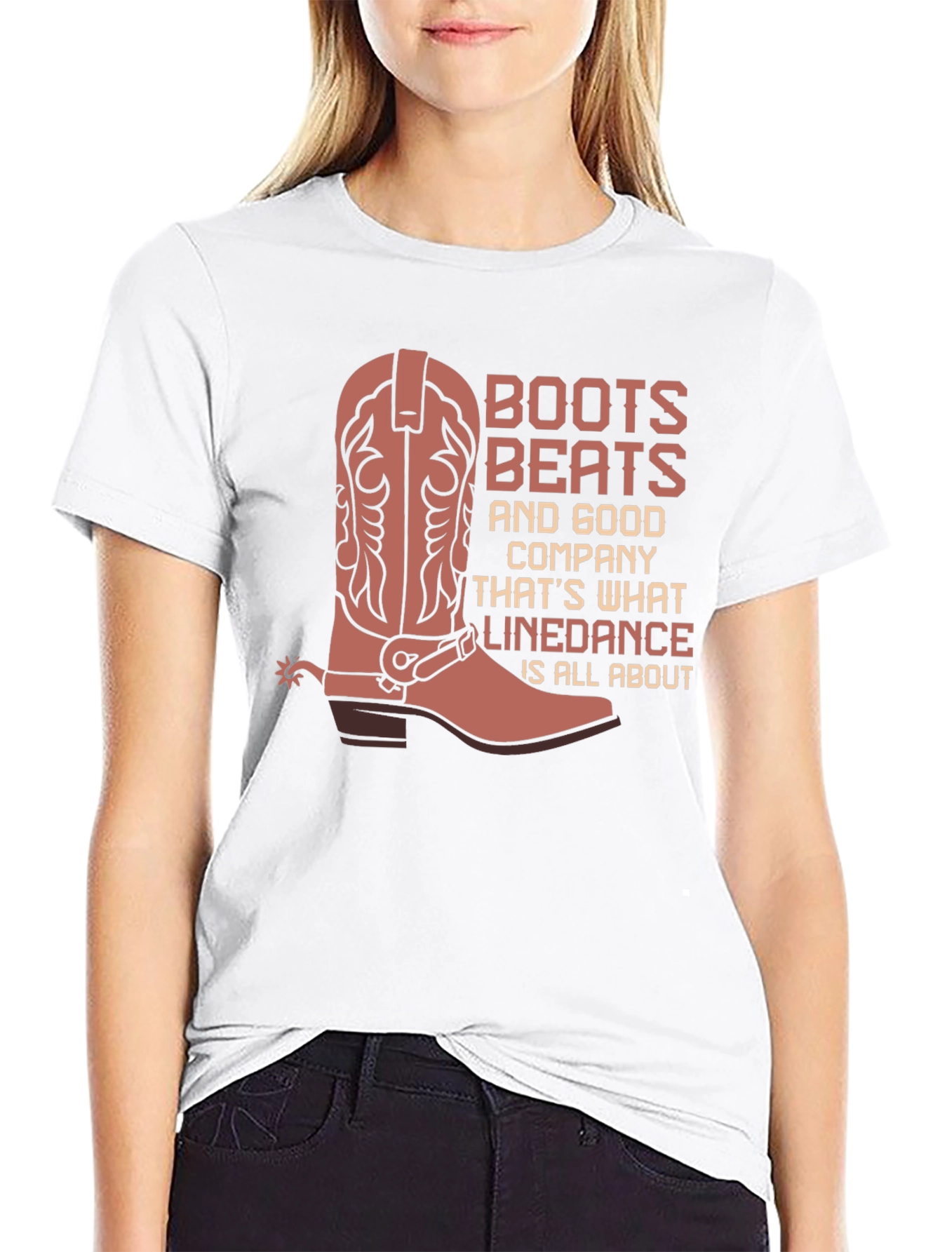 Line Dance Boots T-Shirt