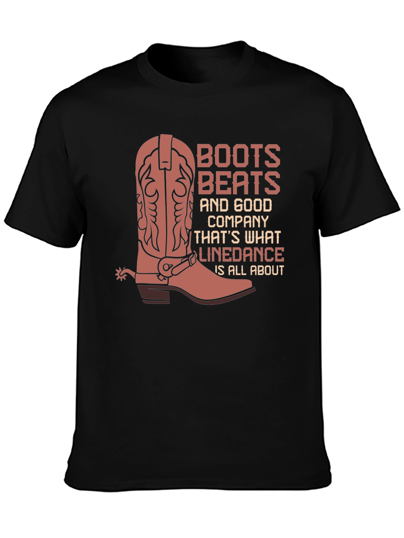 Line Dance Boots T-Shirt