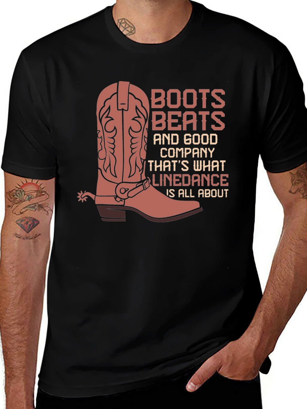 Line Dance Boots T-Shirt