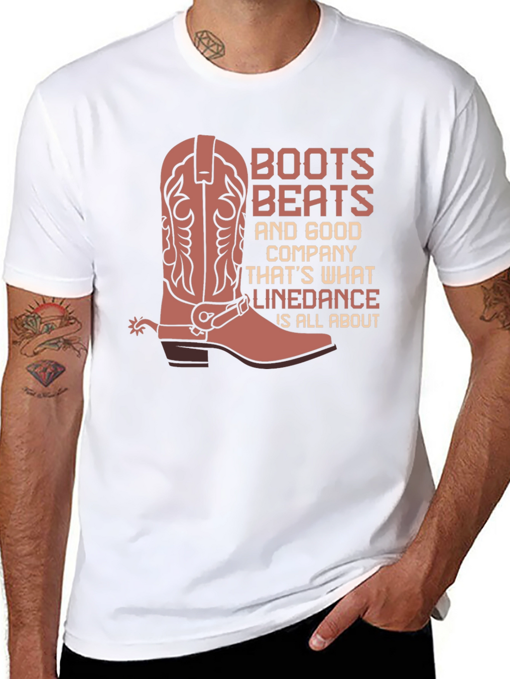 Line Dance Boots T-Shirt