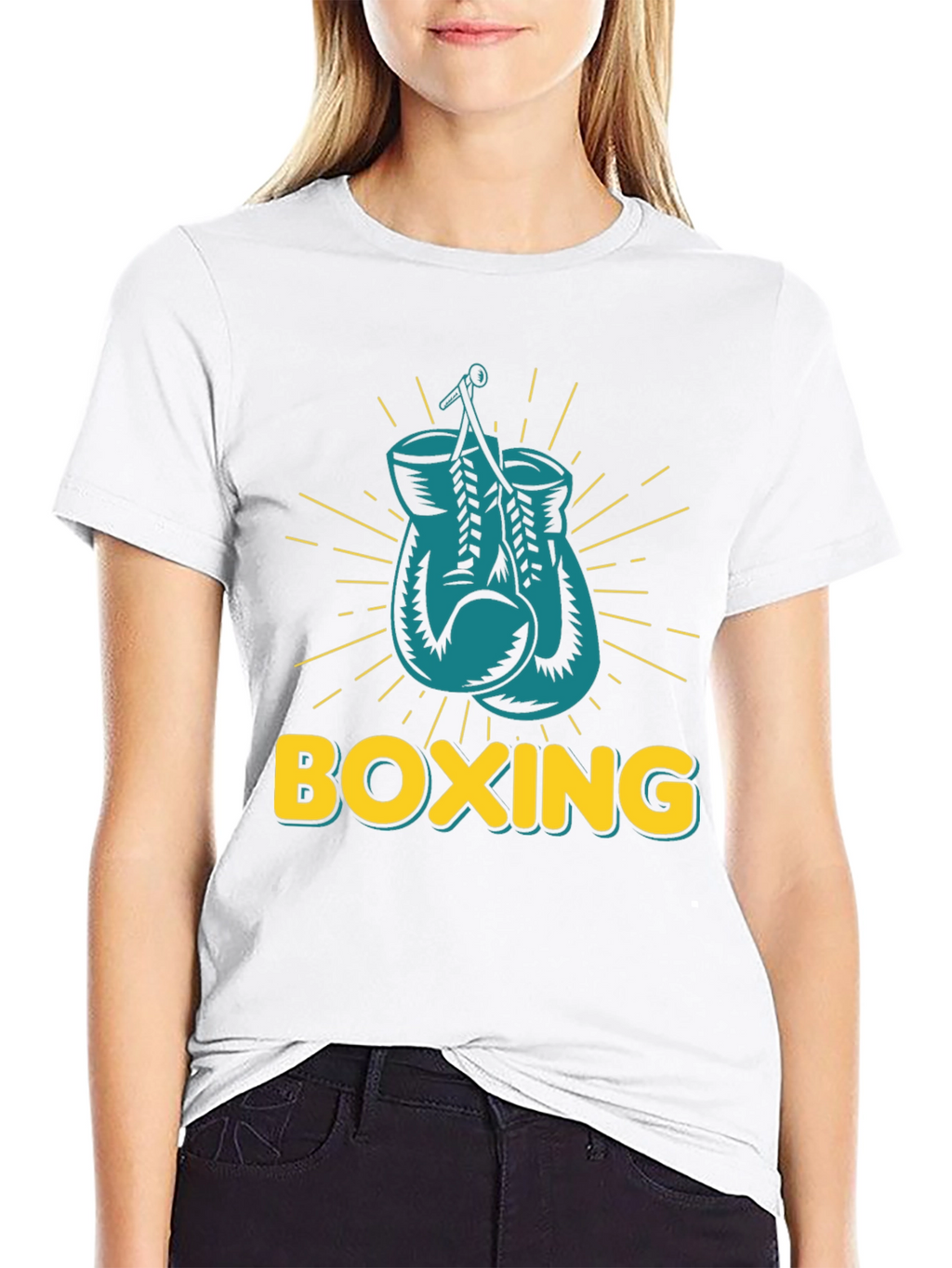 Boxing Gloves Graphic Tee - Punch Out Style!