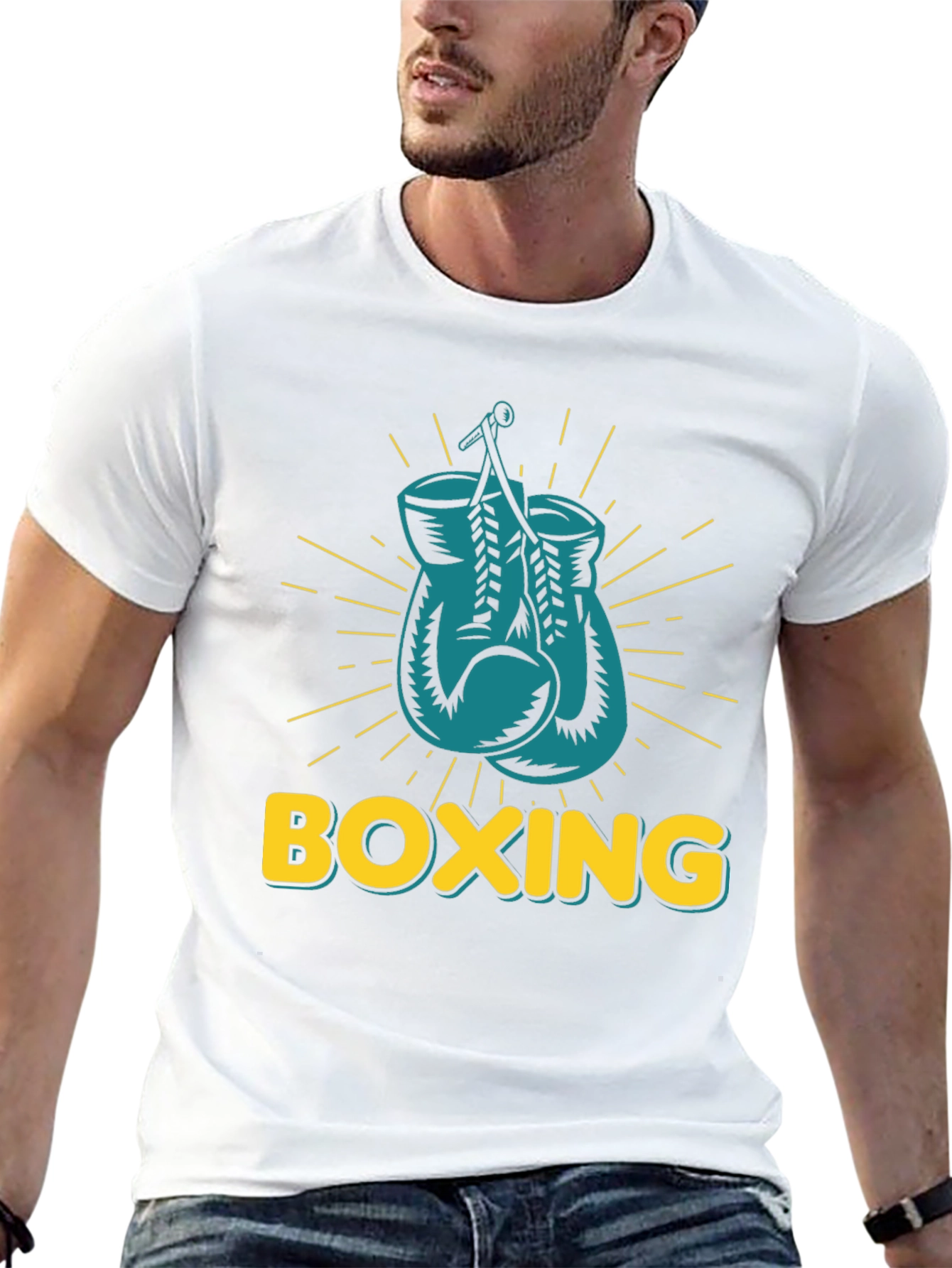 Boxing Gloves Graphic Tee - Punch Out Style!