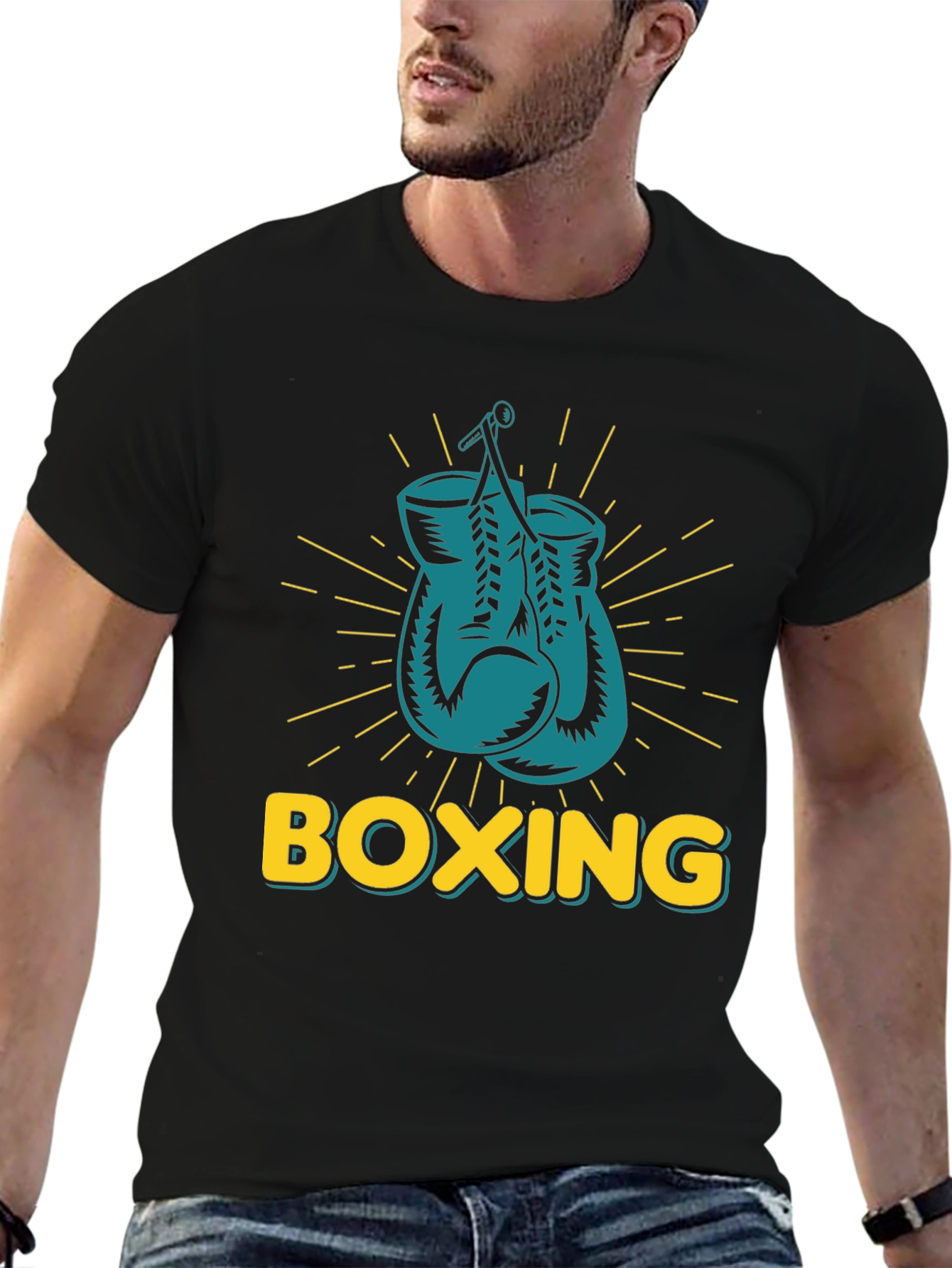 Boxing Gloves Graphic Tee - Punch Out Style!