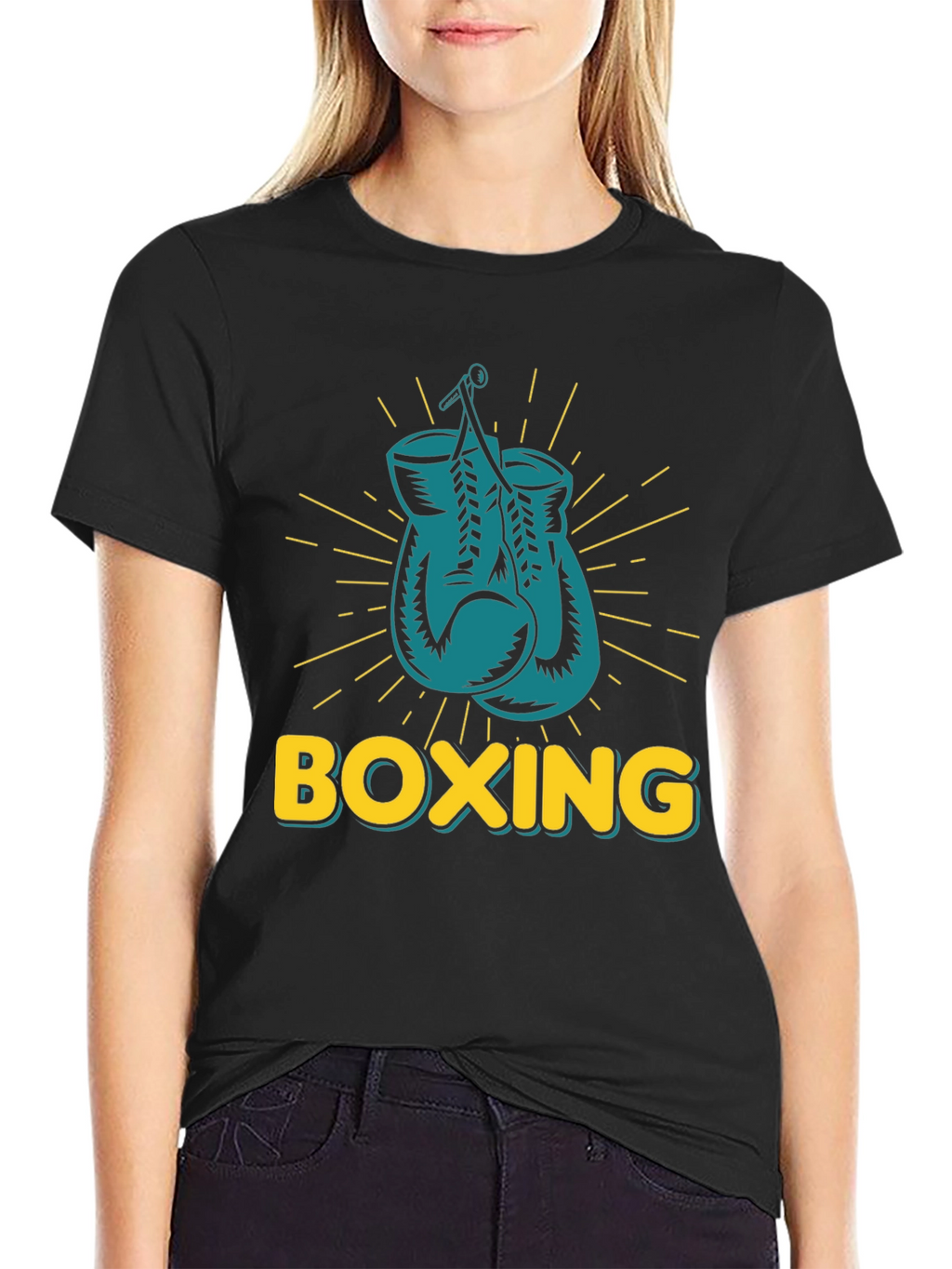 Boxing Gloves Graphic Tee - Punch Out Style!