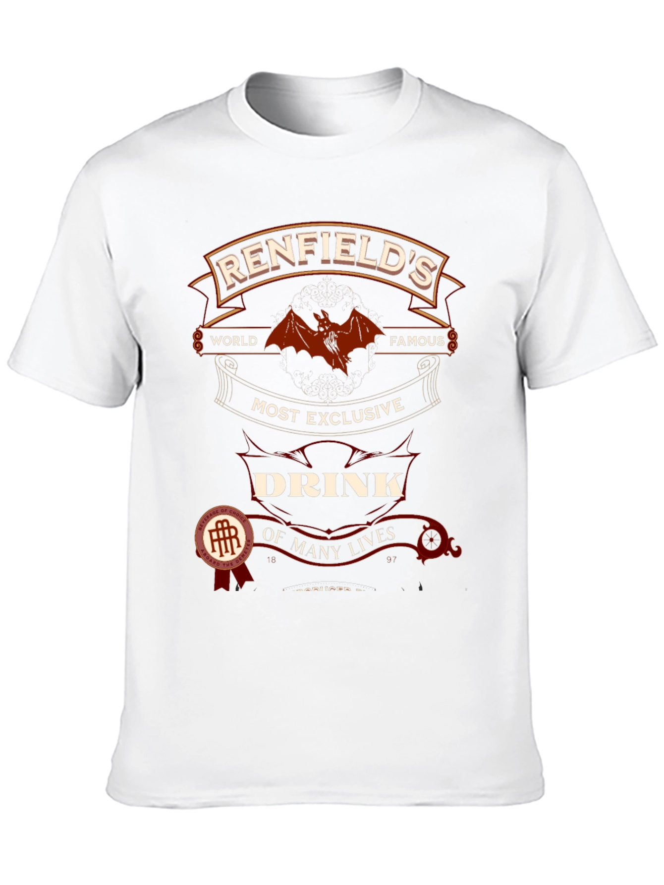 Renfields Drink T-Shirt - World Famous Exclusive Design