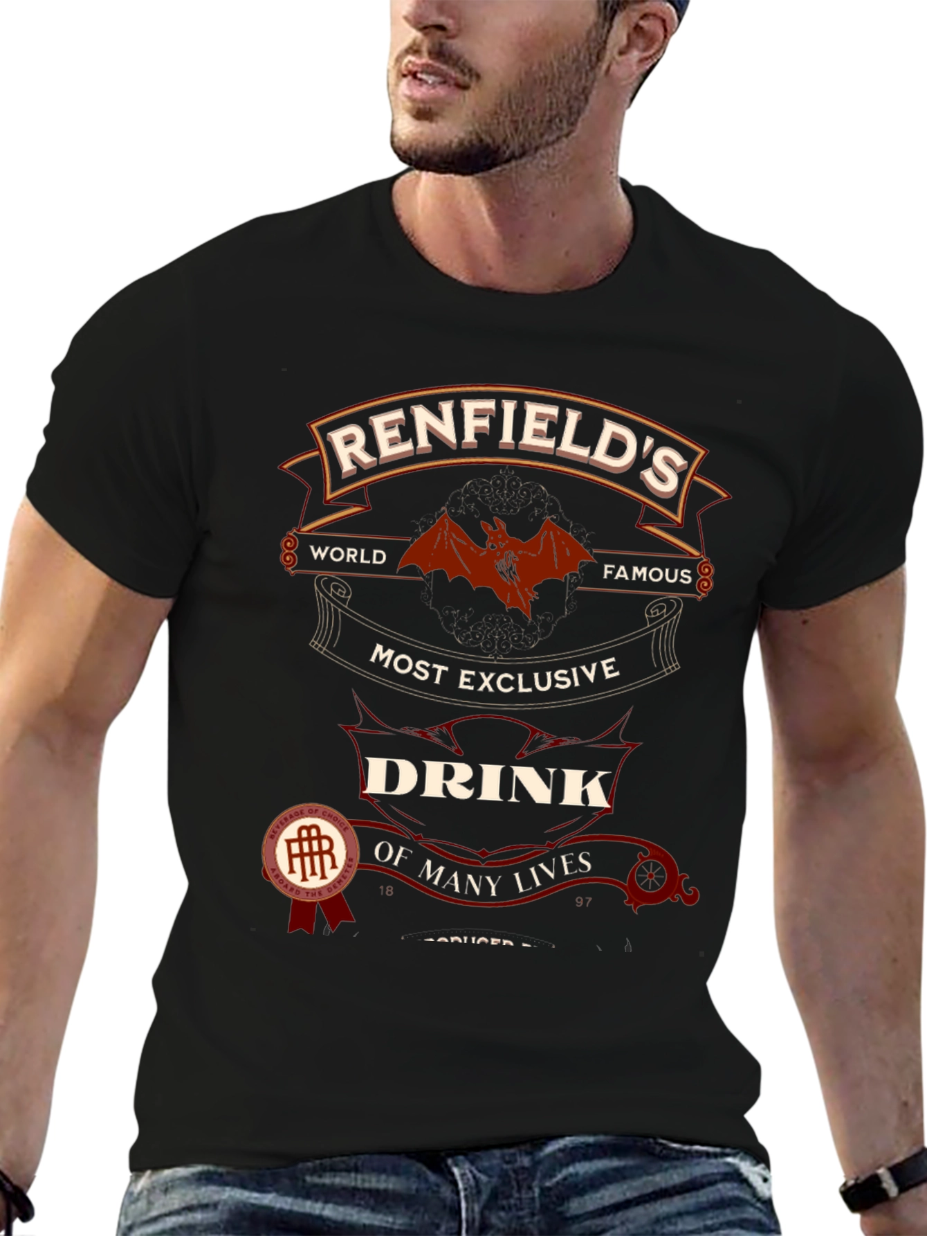 Renfields Drink T-Shirt - World Famous Exclusive Design