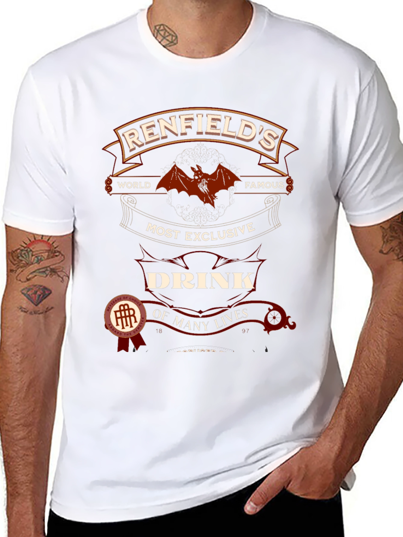 Renfields Drink T-Shirt - World Famous Exclusive Design
