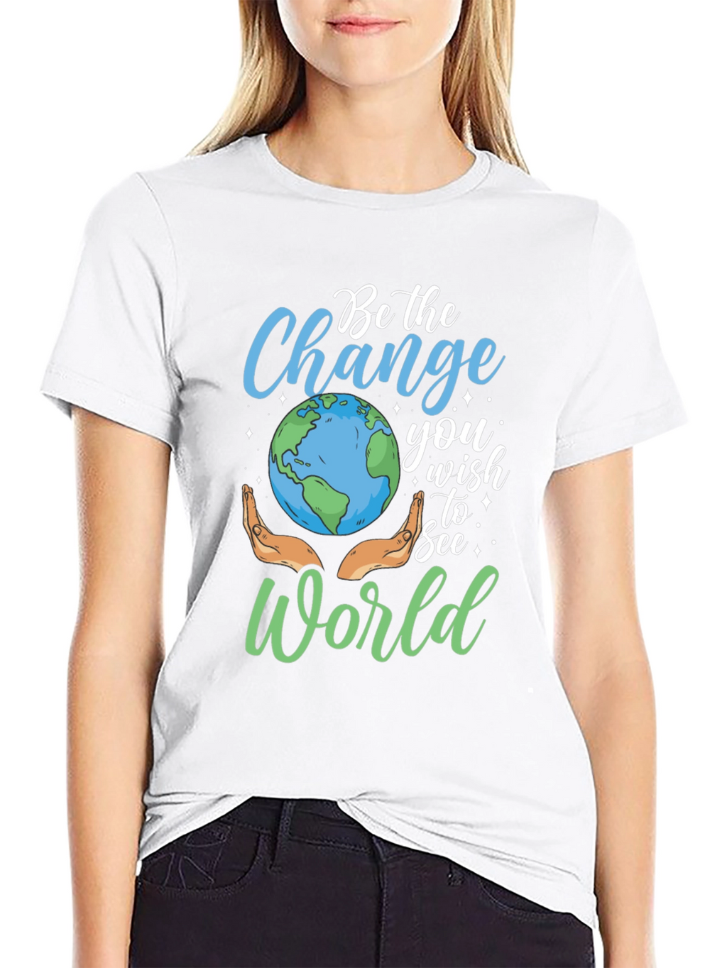Be the Change Earth Graphic Tee
