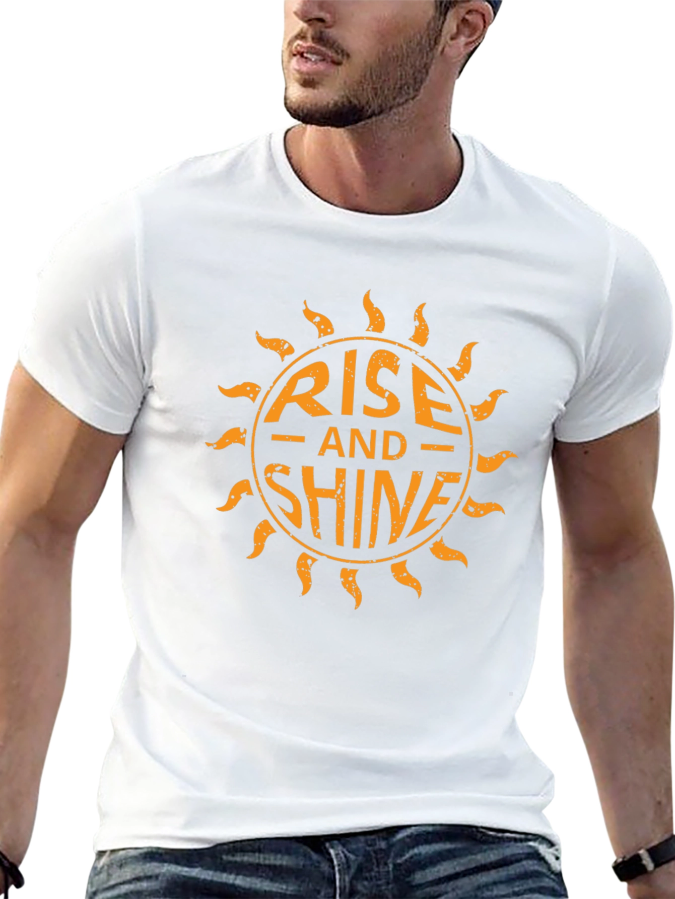 Rise and Shine Graphic T-Shirt - Black