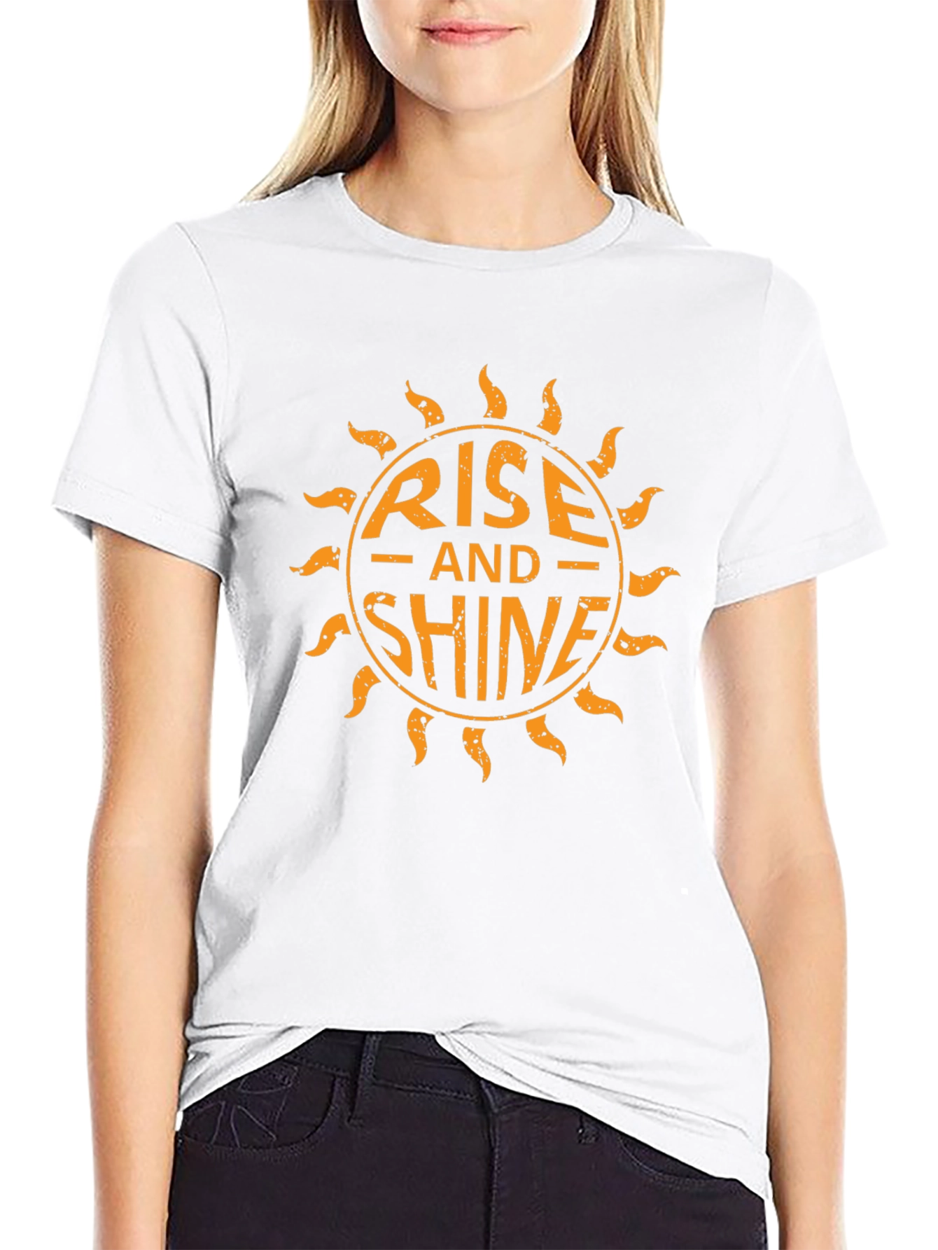 Rise and Shine Graphic T-Shirt - Black