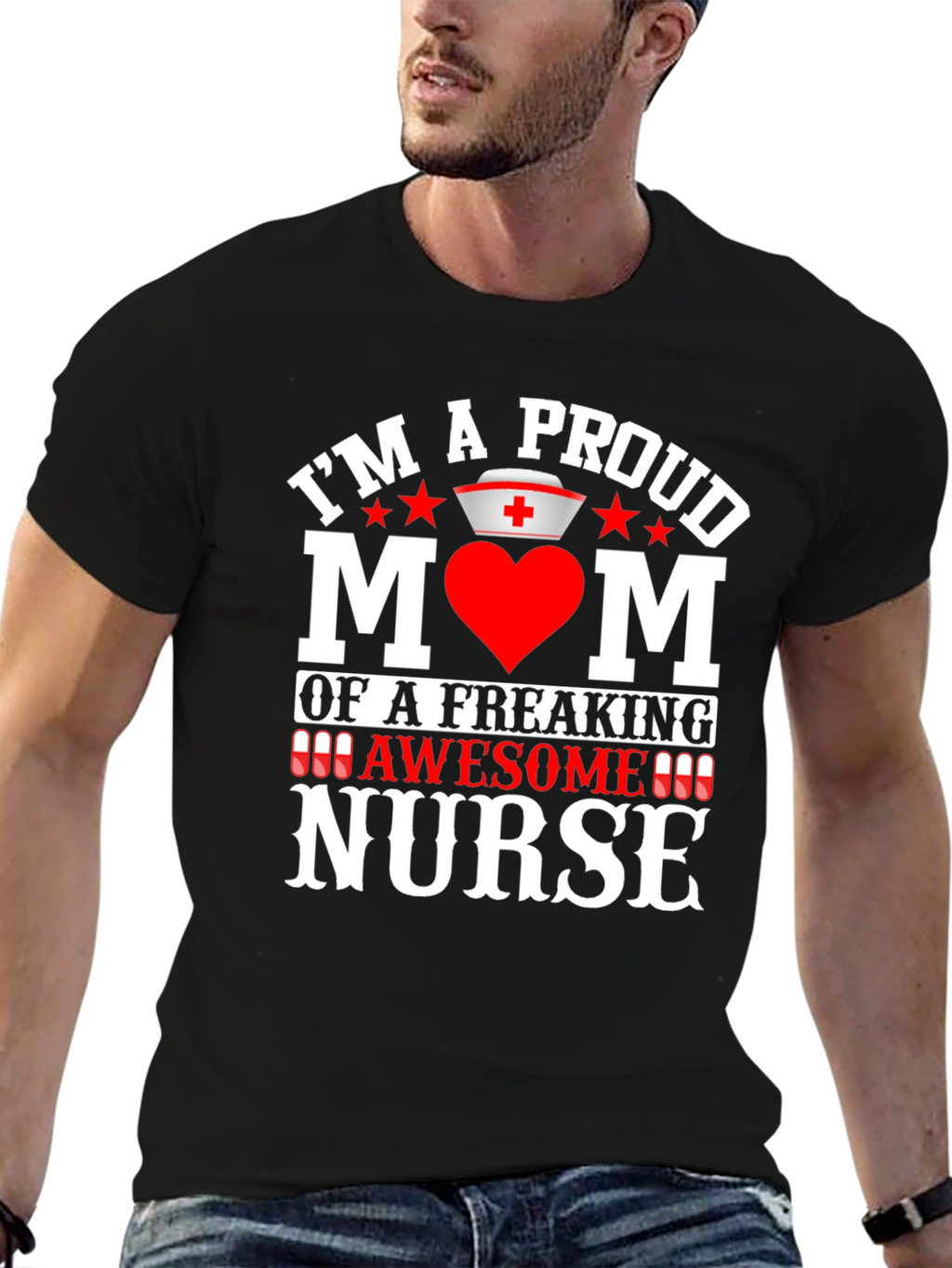 Proud Mom of an Awesome Nurse T-Shirt