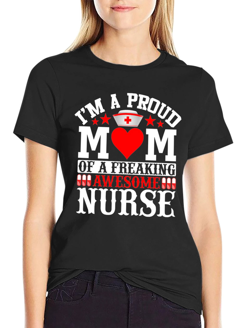 Proud Mom of an Awesome Nurse T-Shirt