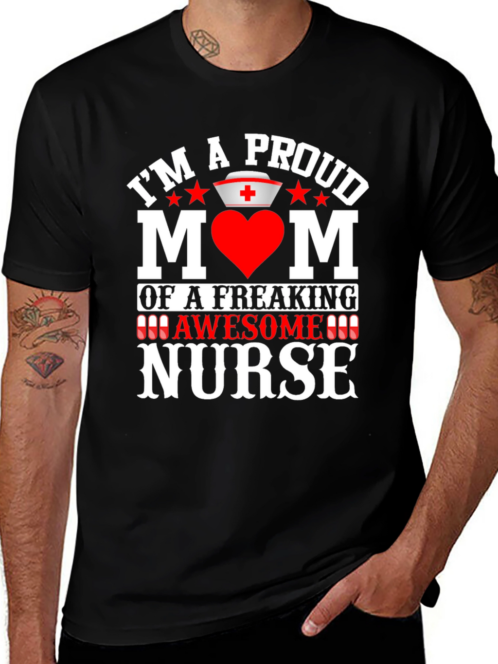 Proud Mom of an Awesome Nurse T-Shirt