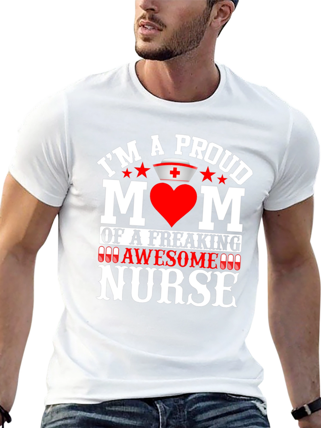 Proud Mom of an Awesome Nurse T-Shirt
