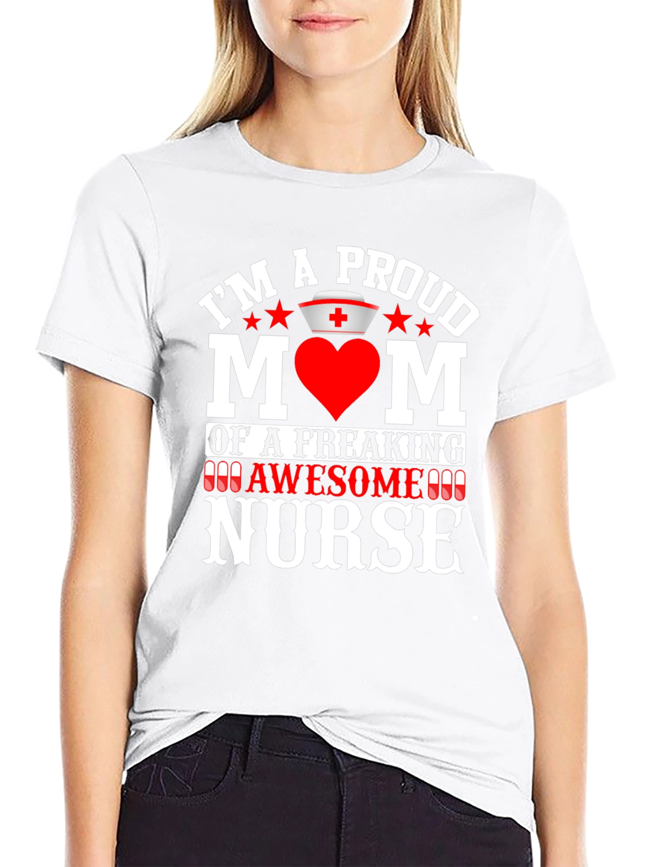 Proud Mom of an Awesome Nurse T-Shirt