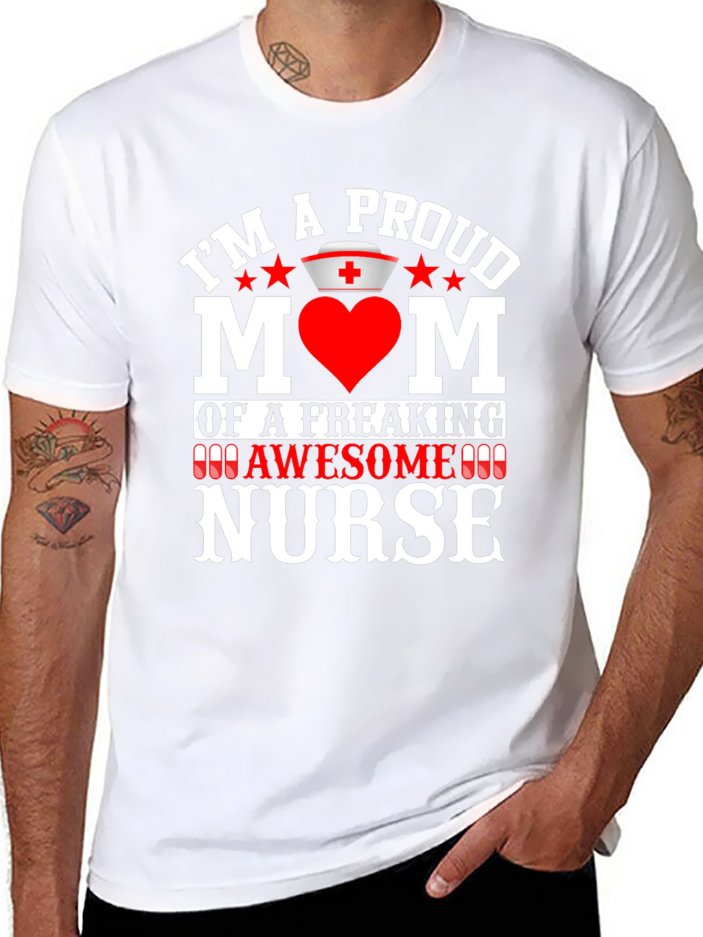 Proud Mom of an Awesome Nurse T-Shirt