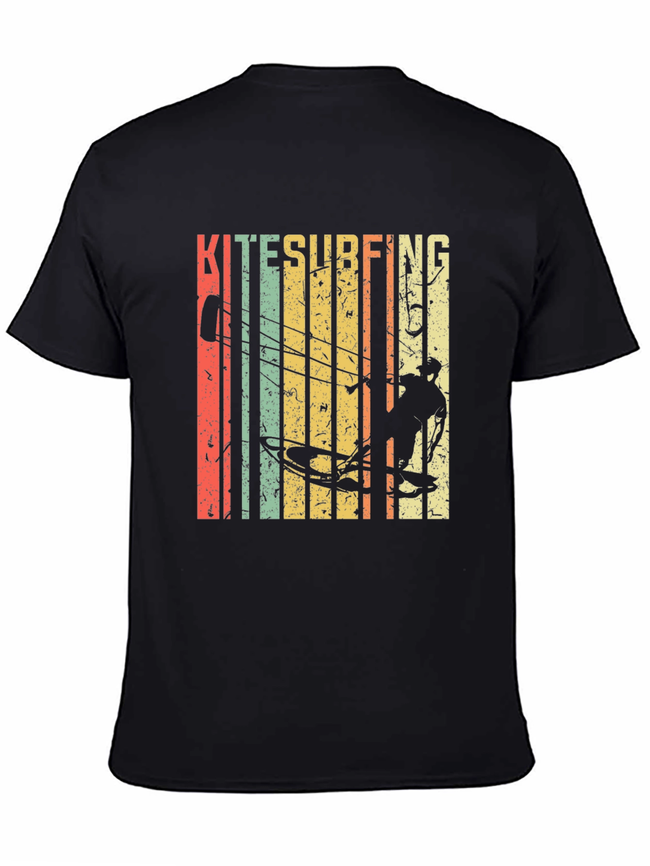 Kitesurfing Graphic Tee - Retro Style Surf Shirt