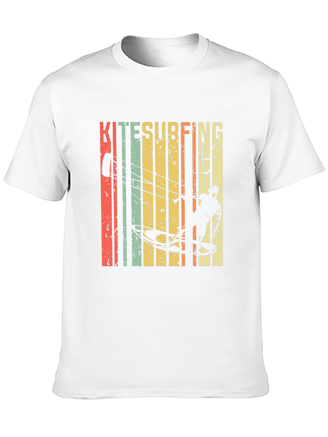 Kitesurfing Graphic Tee - Retro Style Surf Shirt