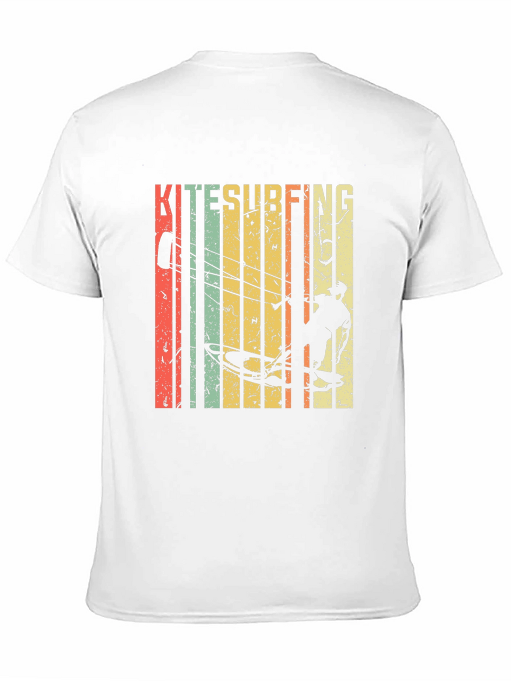 Kitesurfing Graphic Tee - Retro Style Surf Shirt