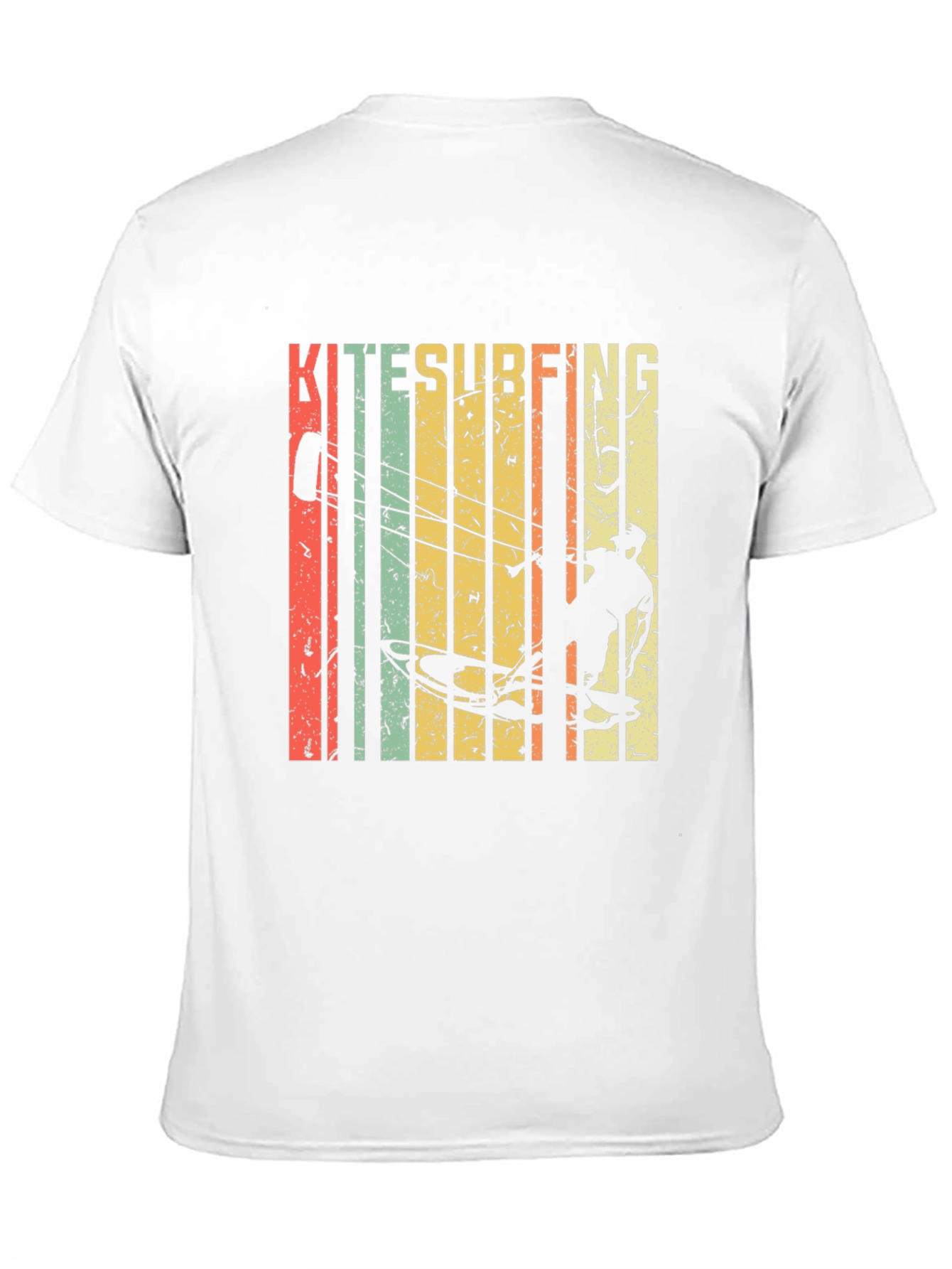 Kitesurfing Graphic Tee - Retro Style Surf Shirt