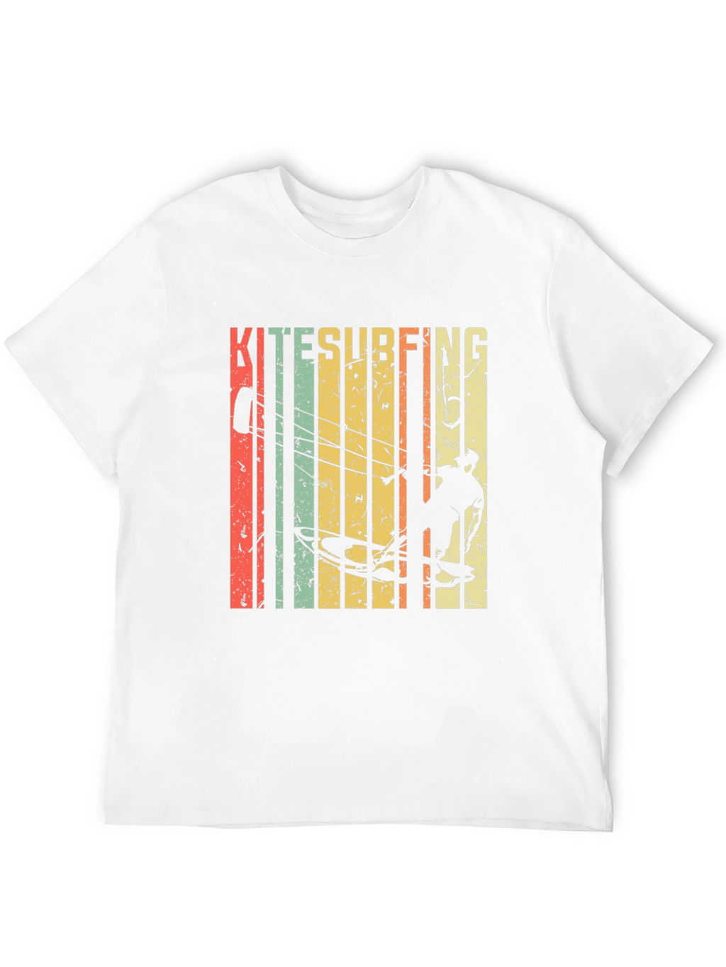Kitesurfing Graphic Tee - Retro Style Surf Shirt
