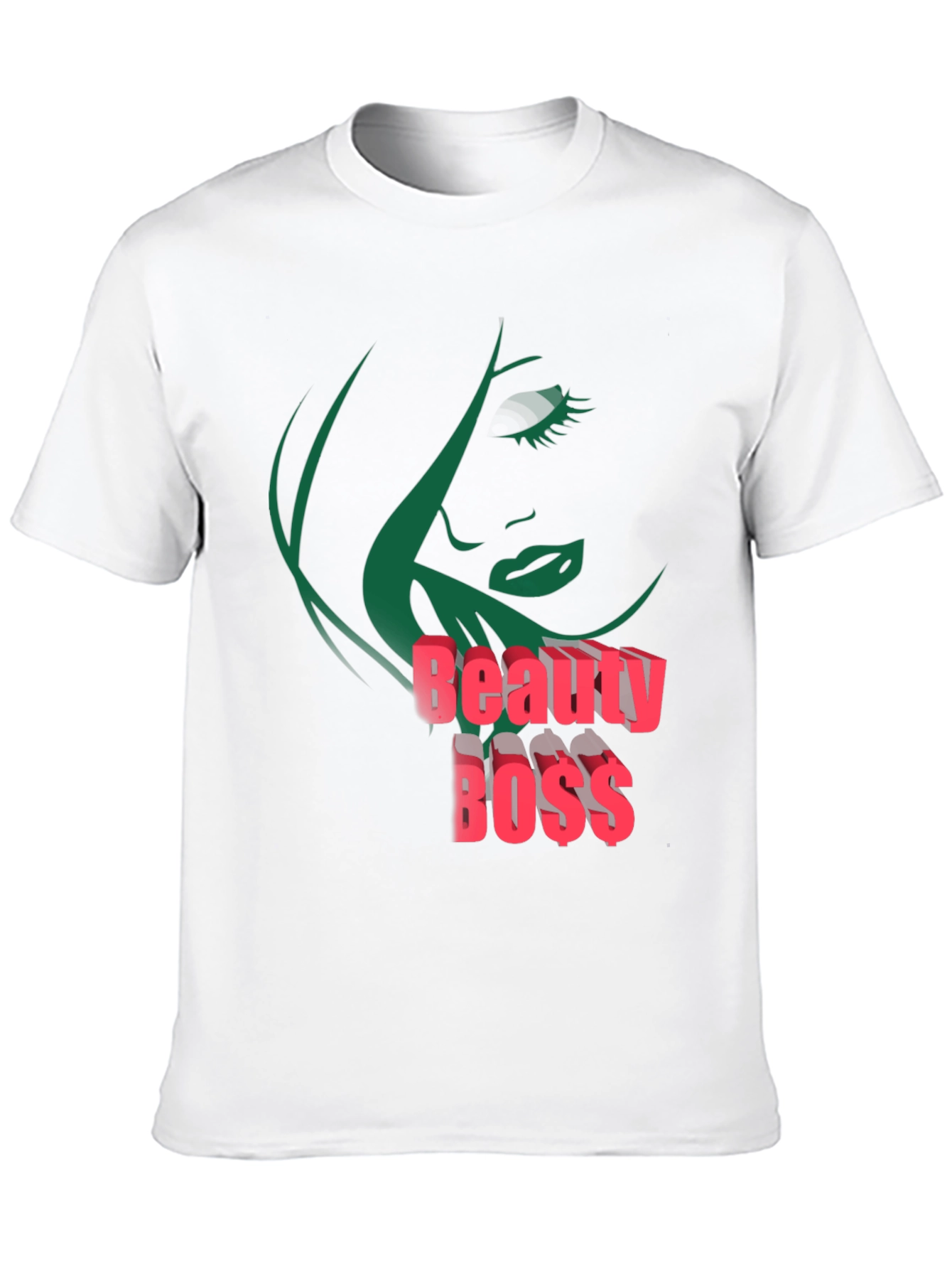 Beauty Boss Graphic Tee - Stylish Black T-Shirt