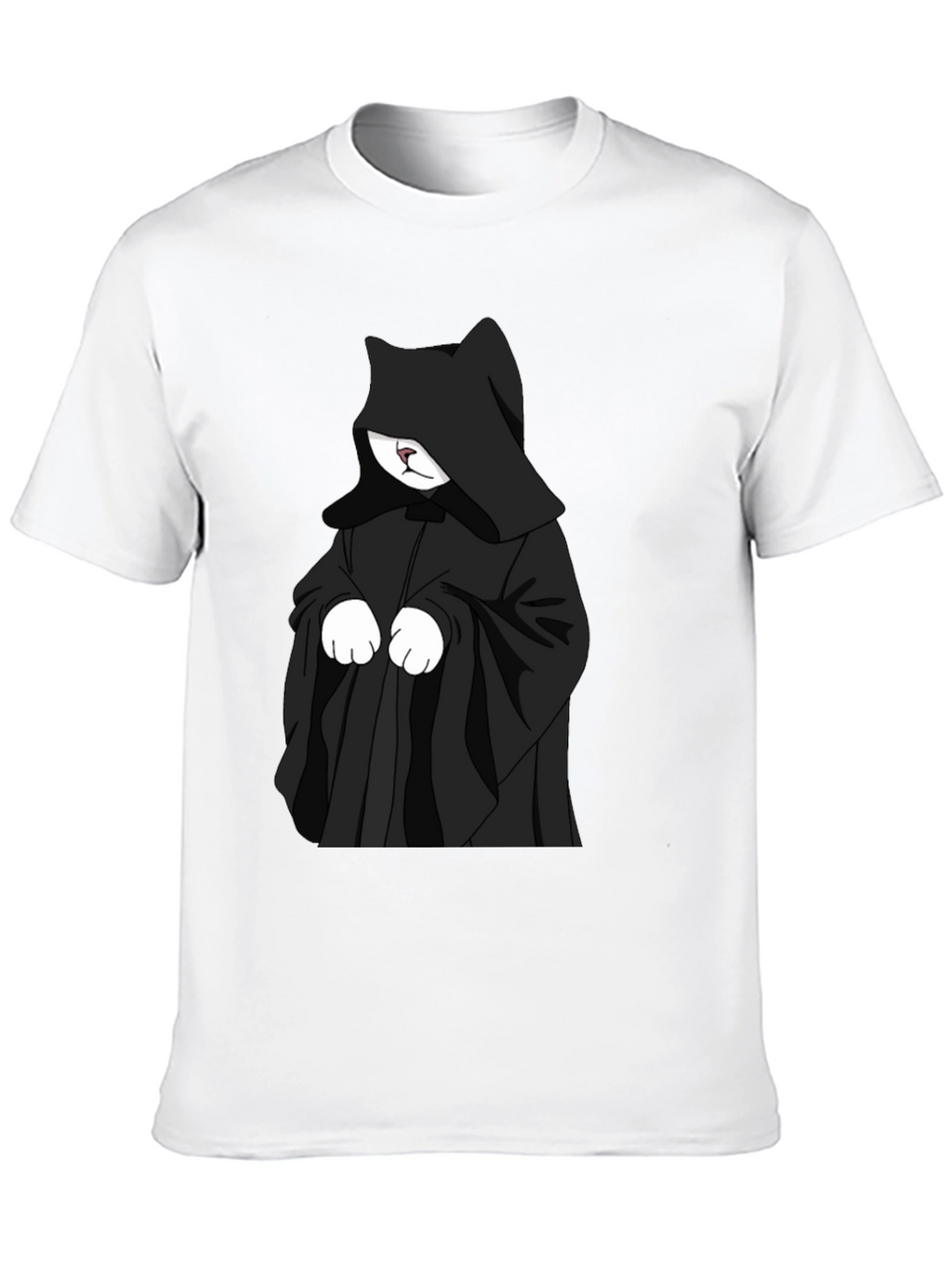 Dark Kitty Graphic Tee - Unisex Black T-Shirt