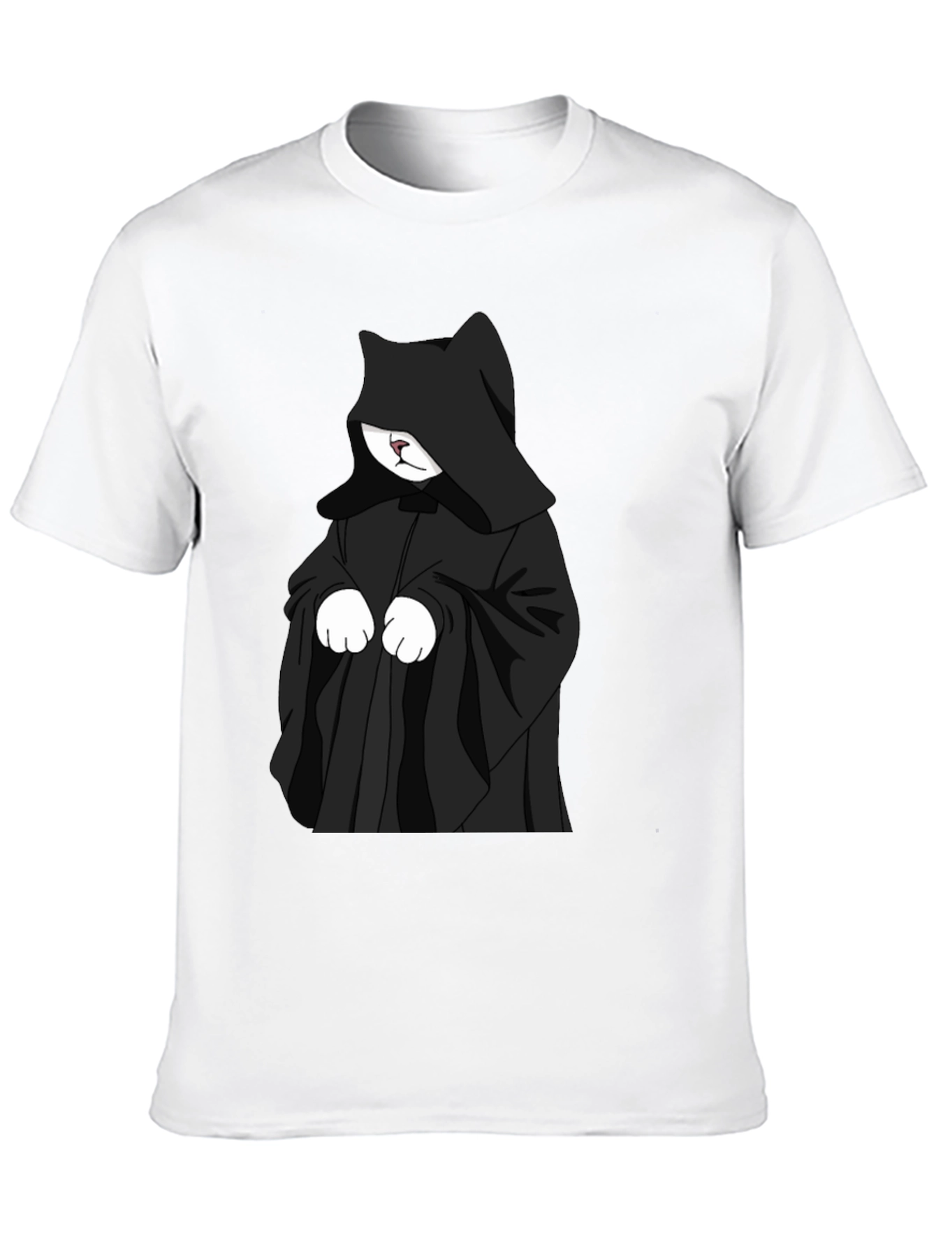 Dark Kitty Graphic Tee - Unisex Black T-Shirt