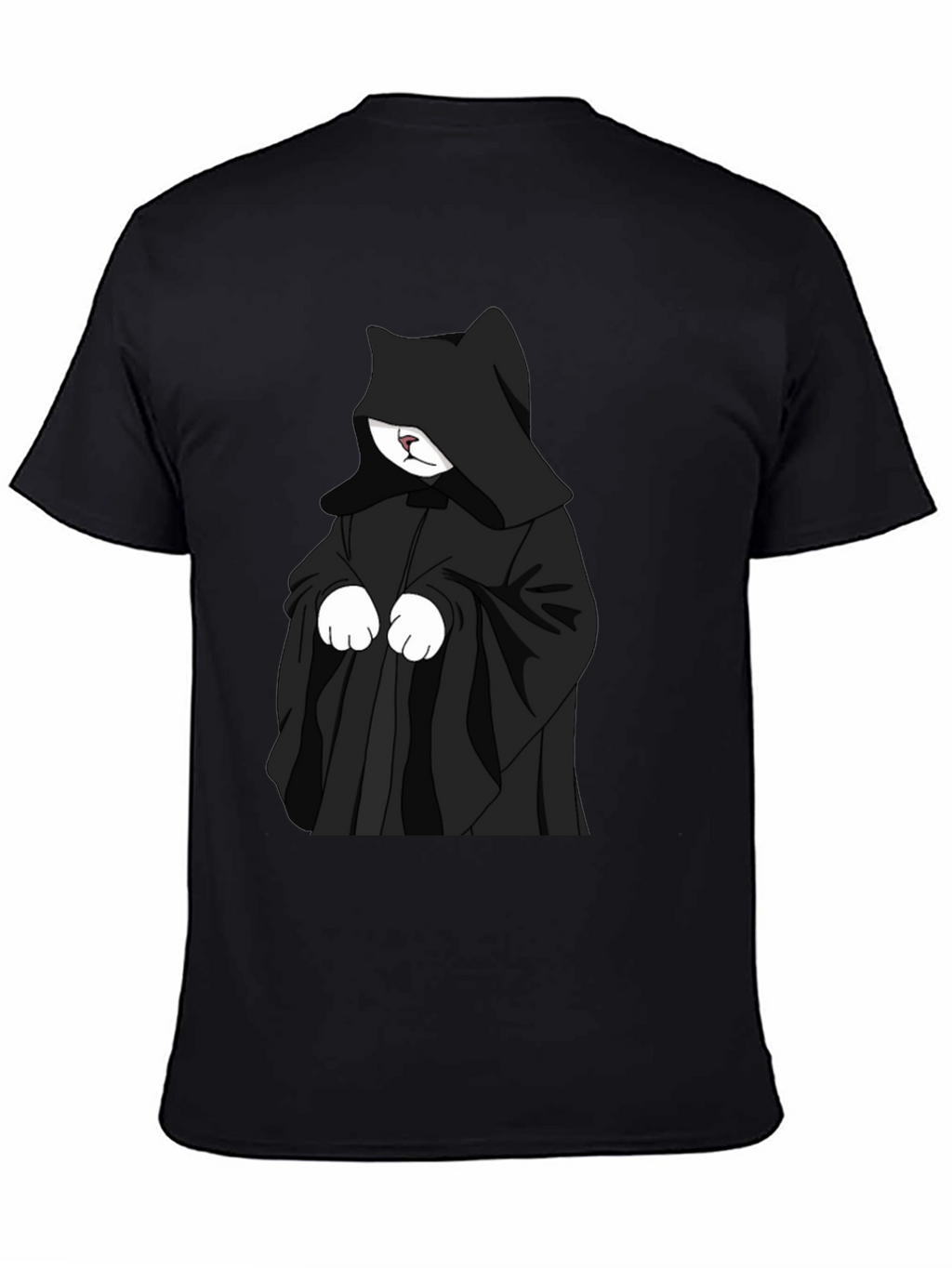 Dark Kitty Graphic Tee - Unisex Black T-Shirt