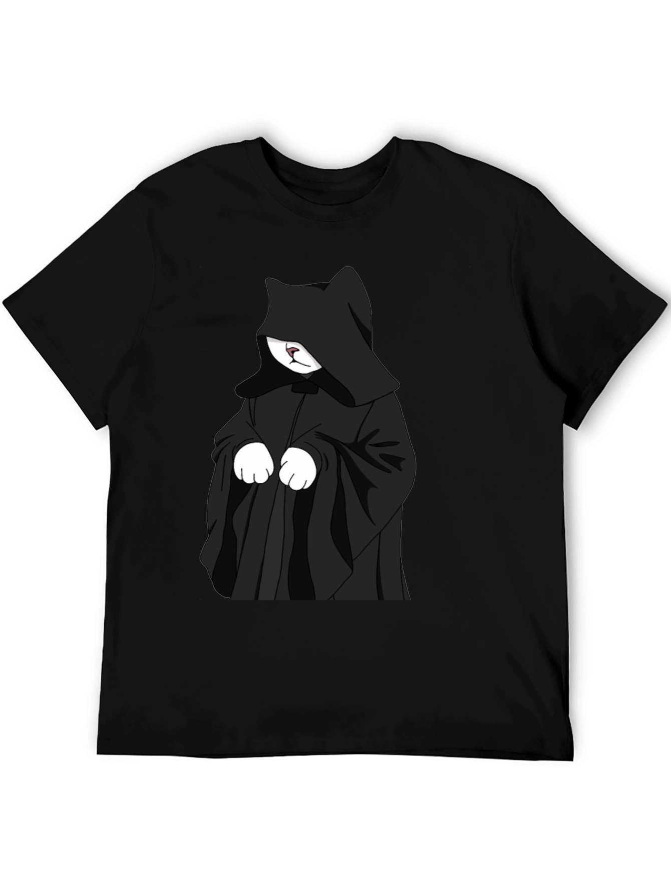 Dark Kitty Graphic Tee - Unisex Black T-Shirt