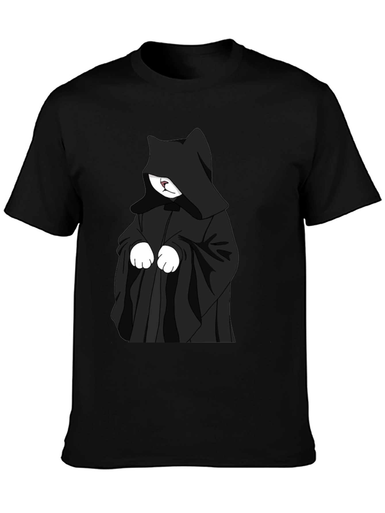Dark Kitty Graphic Tee - Unisex Black T-Shirt