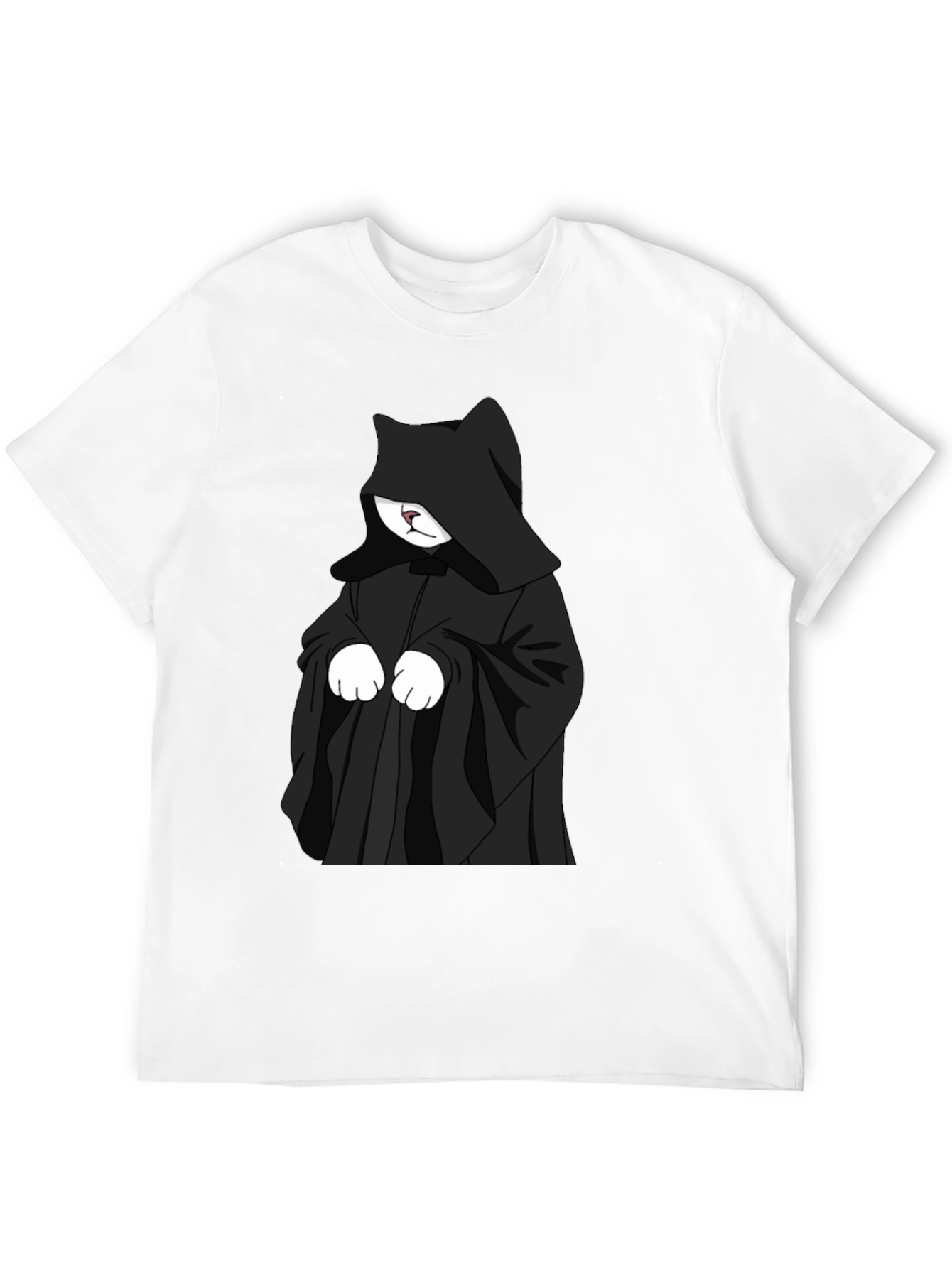 Dark Kitty Graphic Tee - Unisex Black T-Shirt