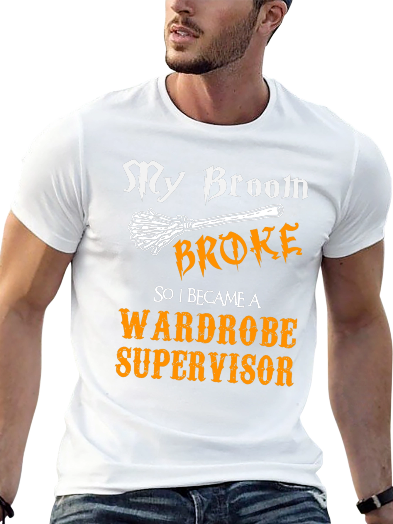 My Broom Broke Wardrobe Supervisor Graphic Tee