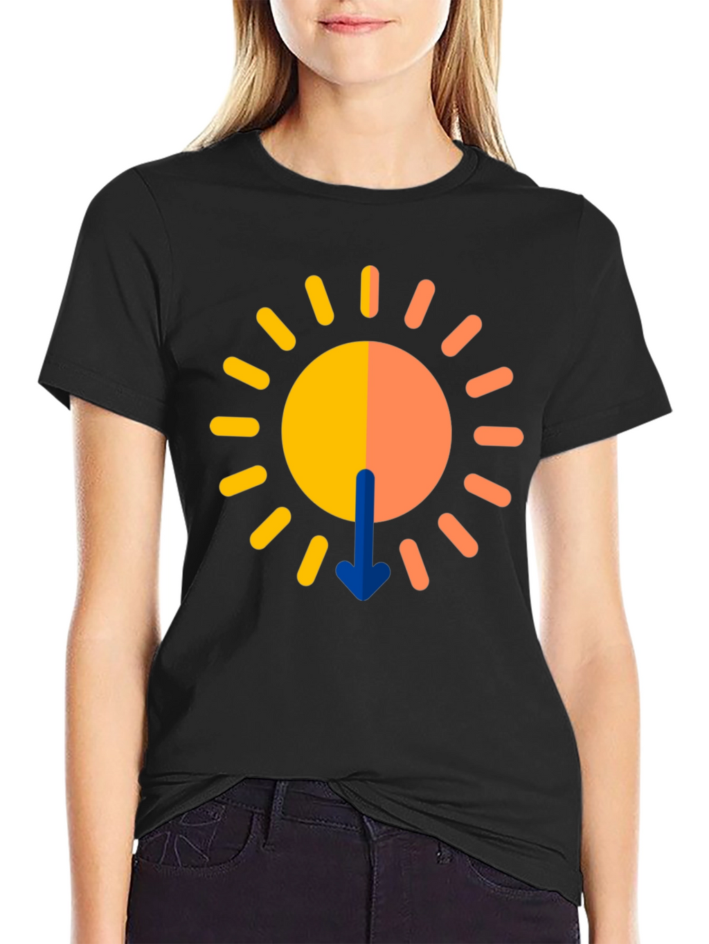Graphic Sun T-Shirt - Modern Design
