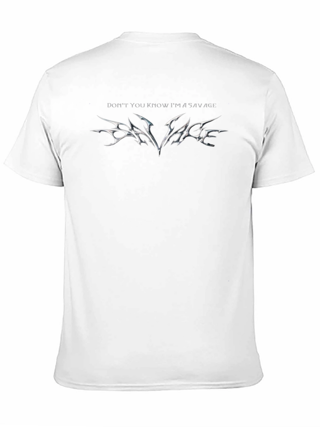 Savage Graphic Tee - Black Cotton