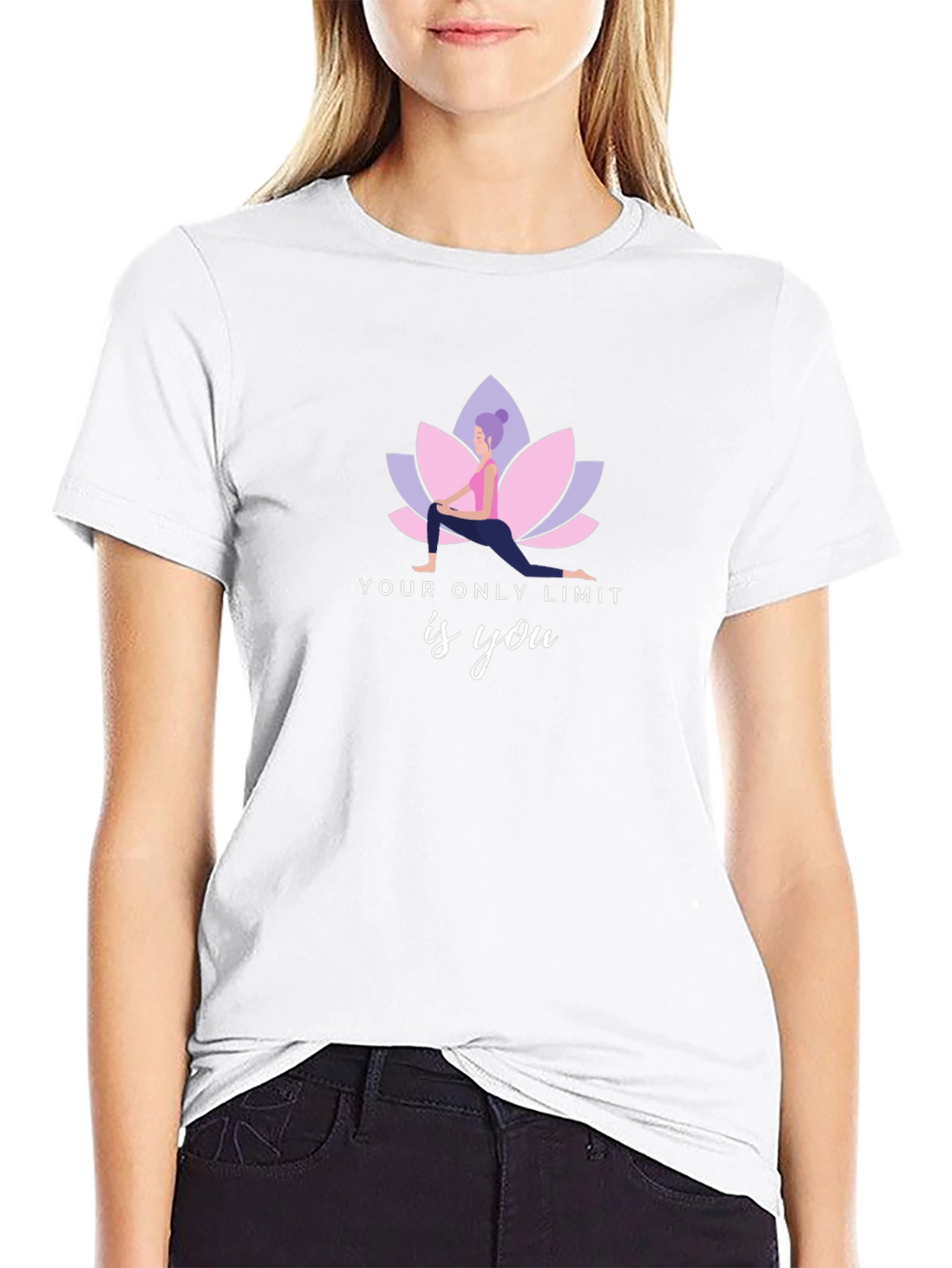 Yoga Motivation Black T-Shirt