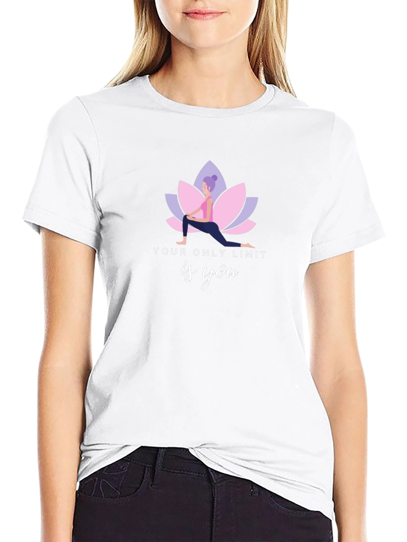 Yoga Motivation Black T-Shirt
