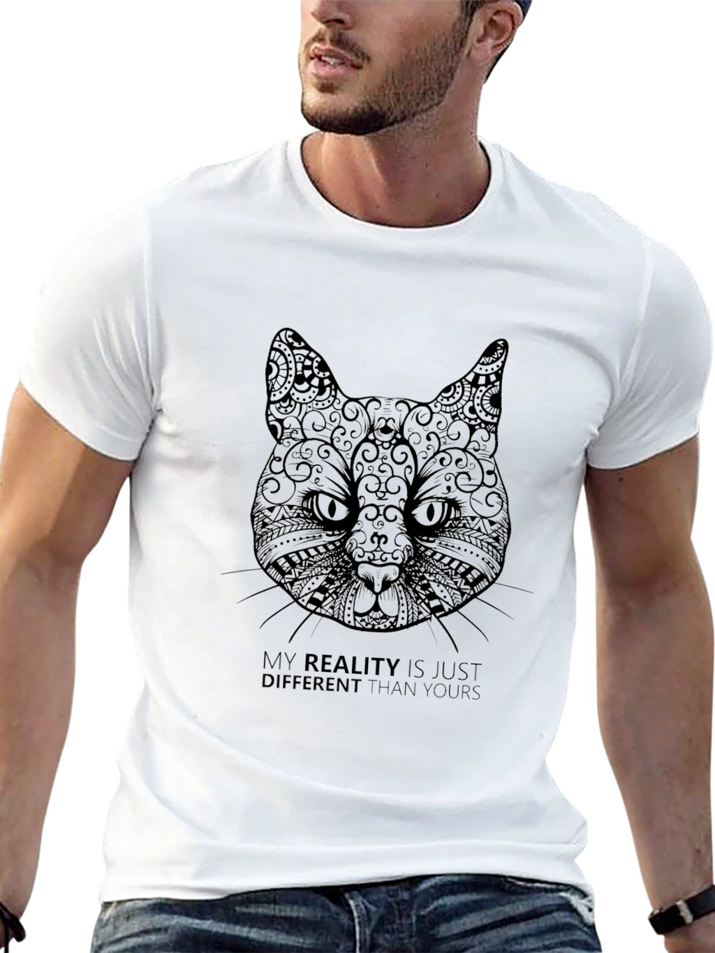 My Reality Cat T-Shirt - Unique Graphic Tee