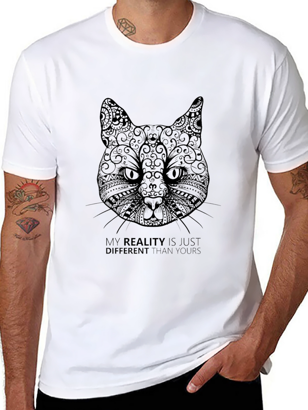 My Reality Cat T-Shirt - Unique Graphic Tee