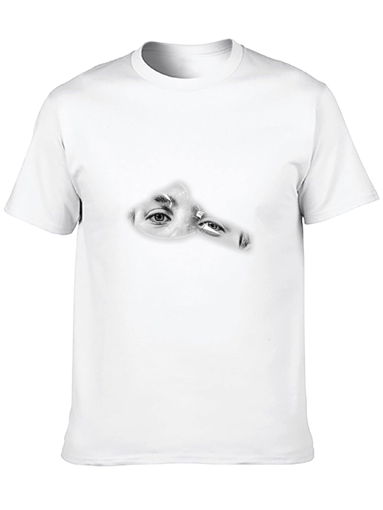 Mysterious Eyes Black T-Shirt - Intrigue Style