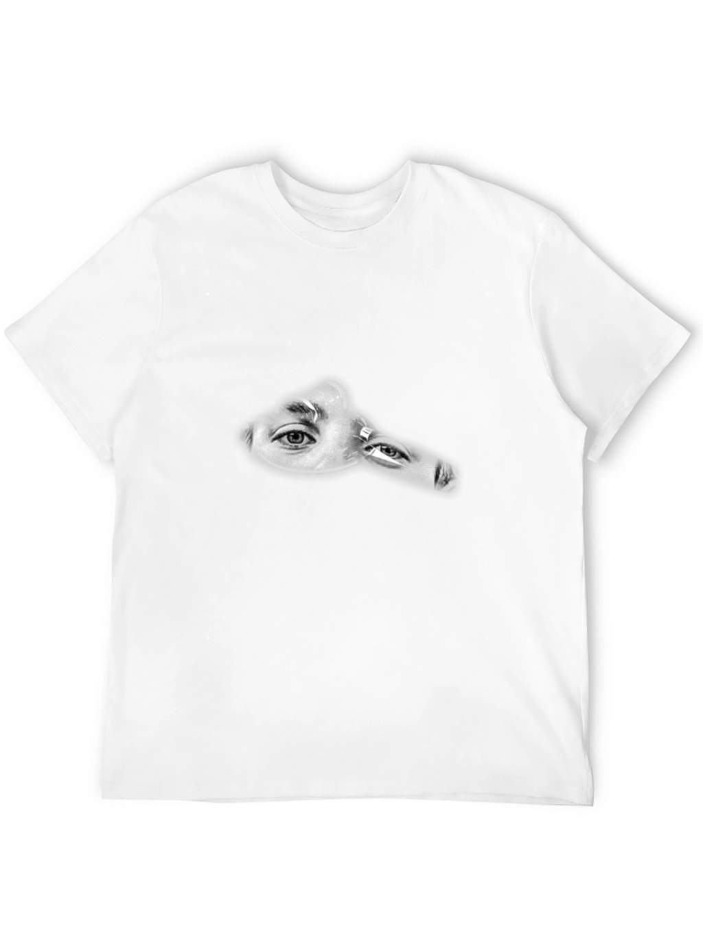 Mysterious Eyes Black T-Shirt - Intrigue Style