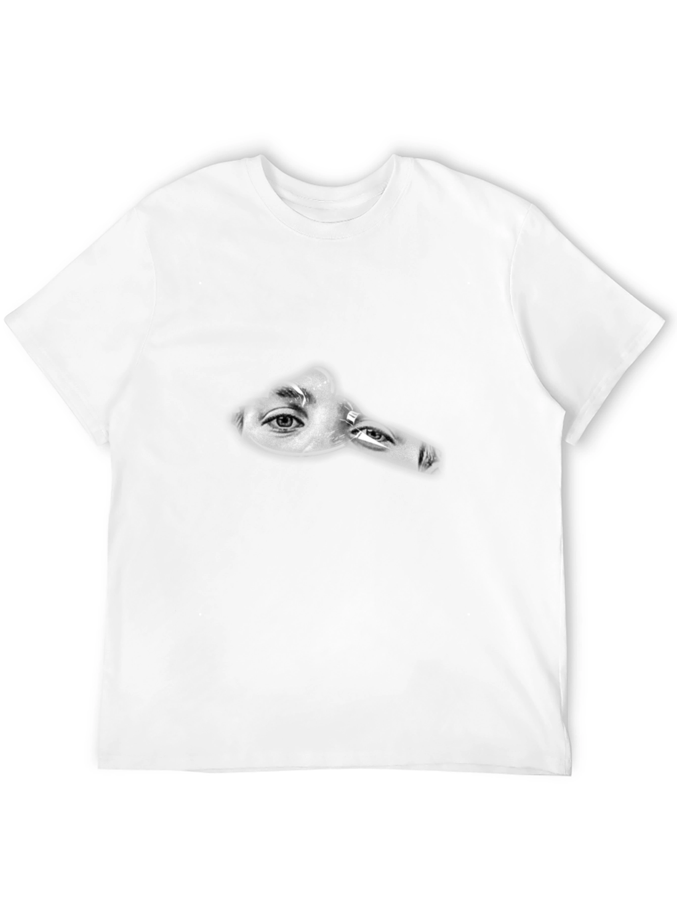 Mysterious Eyes Black T-Shirt - Intrigue Style