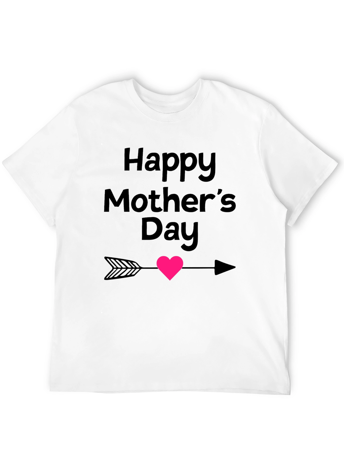Happy Mothers Day T-Shirt Arrow Heart