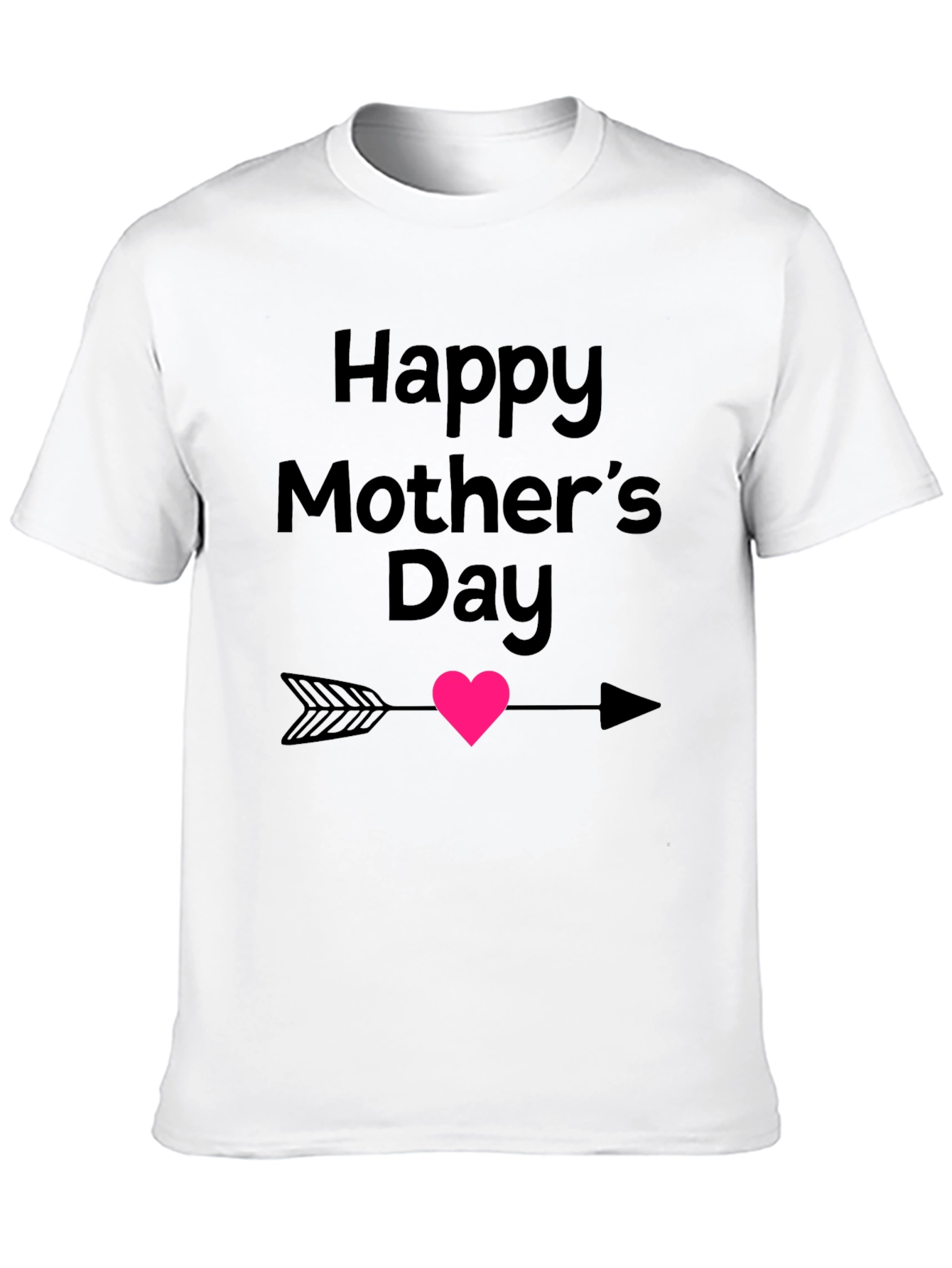 Happy Mothers Day T-Shirt Arrow Heart