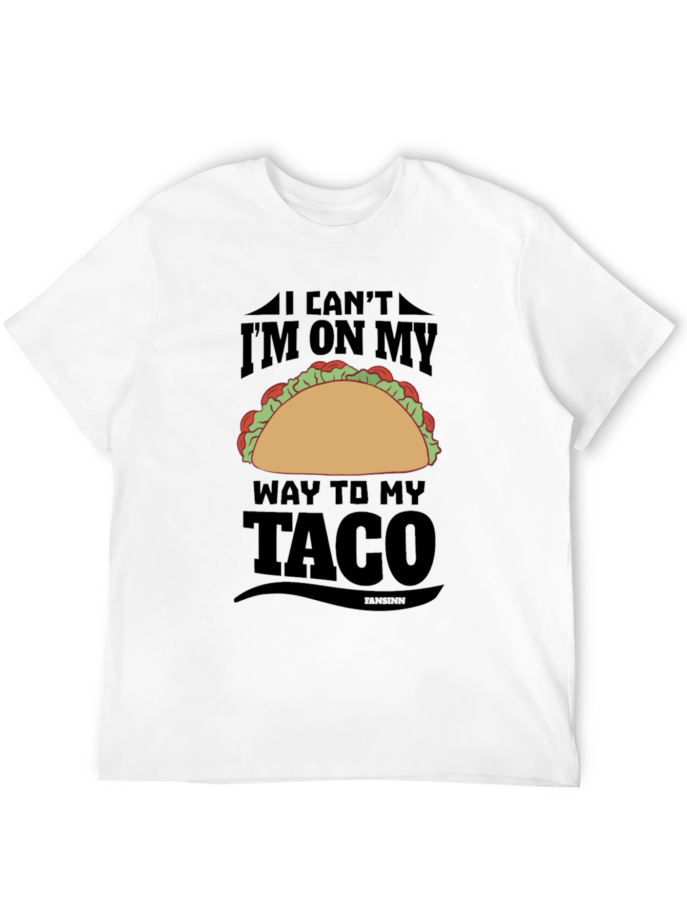 Mens Im On My Way To My Taco T-Shirt