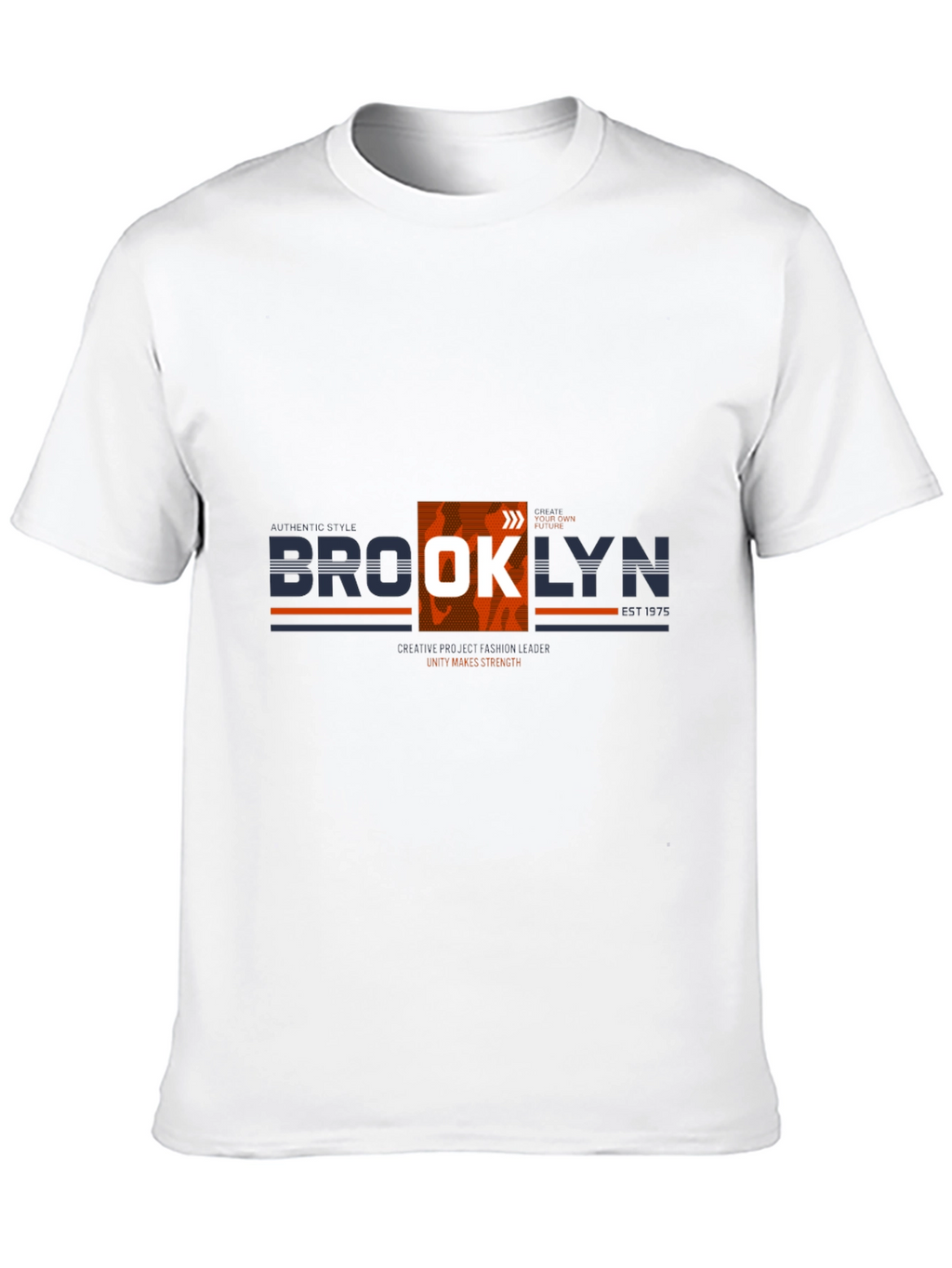 Brooklyn Graphic Print Crew Neck T-Shirt