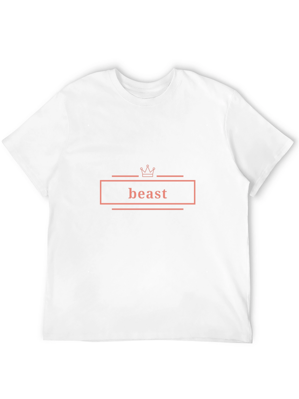 Beast Crown Graphic Tee - Stylish Mens Black T-Shirt