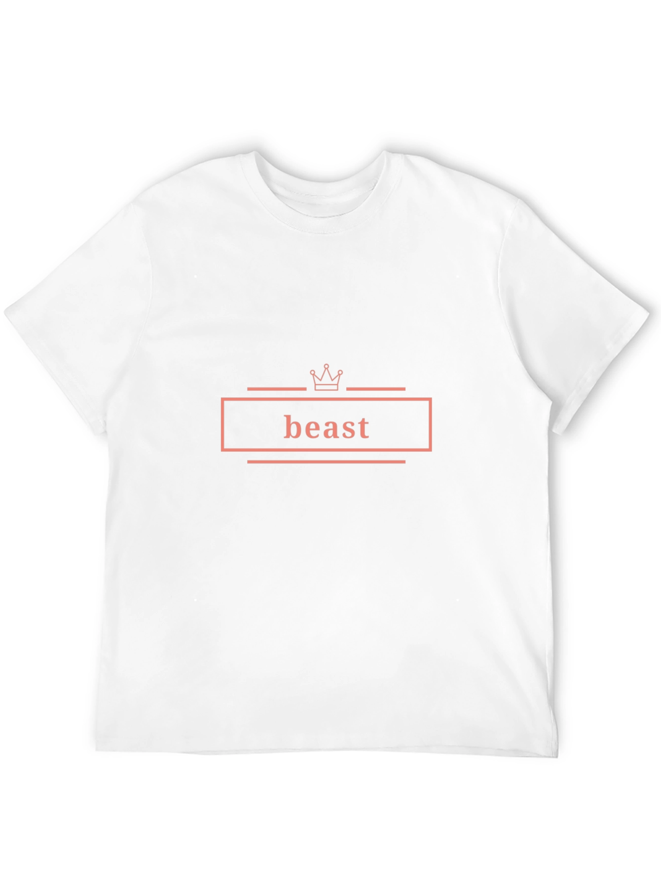 Beast Crown Graphic Tee - Stylish Mens Black T-Shirt