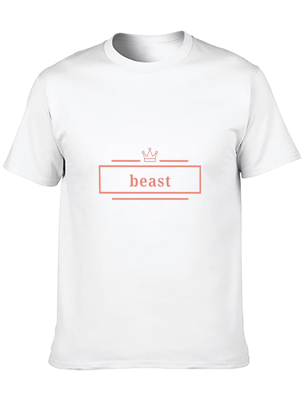 Beast Crown Graphic Tee - Stylish Mens Black T-Shirt