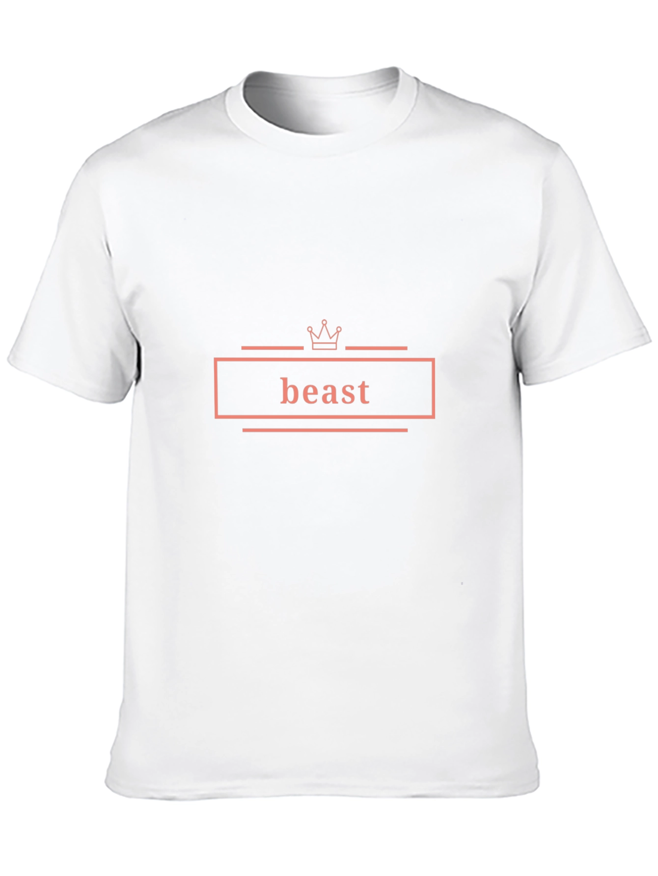 Beast Crown Graphic Tee - Stylish Mens Black T-Shirt